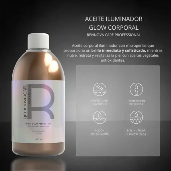 Aceite Iluminador Glow Corporal Care Professional | 450 ml